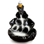 Waterfall Incense Burner Backflow Ceramic Inscents Cone Stick Holder With 10 .... Fixed Price $19.86.