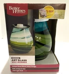 Nib Better Homes & Gardens Marina Art Glass Wax Warmer Coastal Spa Boho Elegant. Fixed Price $22.00.