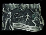 TG09136 *nos* Vintage 1981 **american Historical** Commemorative Belt Buckle. Fixed Price $25.00.