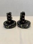 Waterfall Incense Cone Holders X 2-BACKFLOW Smoke Design-ceramic. Fixed Price $21.25.