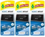 12 Little Trees Vent Wrap Car Air Freshener New Scent (total Of 3 Packs). Fixed Price $14.95.