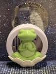 Bath & Body Works Scentportable Holder Car Visor Vent Clip Frog Meditating Yoga. Fixed Price $15.88.