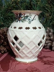 Holly & Berry Christmas Fragrance Warmer - Lenox Winter Greetings Collection. Fixed Price $15.00.