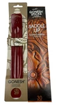 Gonesh 30 Incense Sticks & Burner Saddle Up Tooled Leather Red Holder. Fixed Price $6.79.
