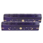2 Pack - Incense Stick Holder Coffin Style Wood Burner With Su. Fixed Price $23.10.