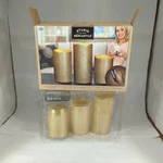 Studio Mercantile 3PC Flameless Led Candle Set With Remote Control. Fixed Price $45.00.