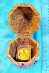 Wooden Temple Pyramid Charcoal Cone Sage Smudge Incense Burner 5". Fixed Price $19.61.
