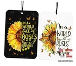 Christian Sunflower Car Air Freshener Hanging 2PCS Flroal Faith Inspritional. Fixed Price $6.03.