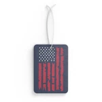 Distressed American Flag Car Air Freshener Retro Usa Patriotic. Fixed Price $12.00.