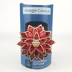 Yankee Candle Retired Christmas Poinsettia Lighted Scentplug Diffuser. Fixed Price $10.45.