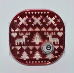 Bath & Body Works Red Fair Isle Scentportable Holder Vent Clip Car Sweater Print. Fixed Price $9.99.