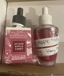 New 2 Pack Spiced Apple Toddy Scent Wallflower Refill Bulbs Bath & Body Works. Fixed Price $12.00.
