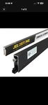 Commercial Automatic Door Bottom, Matte Black Anodized, 5/8 W X 36'. Fixed Price $19.99.