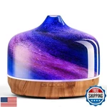Porseme 500ML Glass Essential Oil Diffuser Aromatherapy Ultrasonic Cool Mist. Fixed Price $74.97.