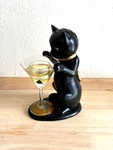 Yankee Candle Black Cat Sophia Kitty Fishtini Tea Light Holder Sassy. Fixed Price $30.00.