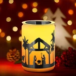 Nativity Scene Christmas Wax Warmer, Scented Candle Melt For Holid.... Fixed Price $31.84.