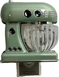 Bath & Body Works Avocado Green Stand Mixer Wallflowers Nightlight Plug. Fixed Price $32.95.