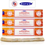 Satya Sandalwood Incense Sticks, Sai Baba Insenses 15GMX3 (45 Gm) Pack Wit. Fixed Price $12.29.