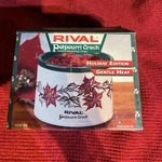 New- Rival Potpourri Crock Model 3206. Special Holiday Edition. Fixed Price $52.00.