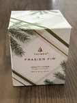 Thymes Fraiser Fir 10OZ Candle Pine Scented Jar New Box White. Fixed Price $30.00.