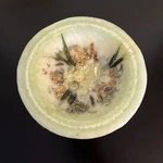 Habersham Candle Co. Wax Pottery Vessel Bowl With Chippy Rusty Rustic Stand. Fixed Price $29.95.