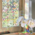 Window Privacy Film,butterflies Stained Glass Film,rainbow Multicolor. Fixed Price $14.88.
