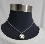 Fika Mickey Mouse Aromatherapy Essential Oils Necklace Pendant Silver. Fixed Price $31.98.