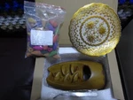 2 Sided Ceramic Backflow Waterfall Incense Cone Burner Holder Color Changing Led. Fixed Price $24.95.