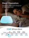 New Homasy 500ML Essential Diffuser With 6 Oils Set 8 Color Led Lights/timer. Fixed Price $25.00.