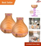 Ultrasonic Essential Oil Diffuser With 10-HOUR Runtime & Auto Shut-off For Home. Fixed Price $77.27.
