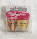 Bath Body Works / Slatkin & Co., Winter Candy Apple Wallflowers 2 Bulb Set. Fixed Price $12.00.