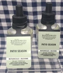 2-PACK New Patio Season Wallflower Refill Bulbs Sealed Bath & Body Works. Fixed Price $24.00.