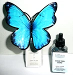 2 Bath & Body Works Blue Butterfly Scent Control Light Up Wallflowers Plug Bonus. Fixed Price $24.99.