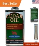 8OZ Pure Cedar Essential Oil - Aromatic Juniperus Virginiana For Home Fragrance. Fixed Price $49.50.