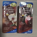 2 Glade Wisp Scented Oil Refill Fragrance Air Freshener Apple Cinnamon & Vanilla. Fixed Price $9.49.