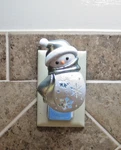 Bath & Body Works Snowman Nightlight Wallflower Plug In Nwt. Fixed Price $28.95.
