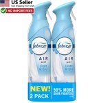 Febreze Air Mist Linen Sky Odor Eliminator Spray 8.1OZ 2-PACK Room Freshener Fro. Fixed Price $8.88.