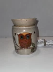 Scentsy Owlet Limb Wax Warmer 26973 Stoneware Full Size Tested Works. Fixed Price $15.97.
