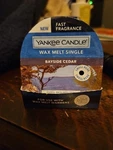 Yankee Candle Bayside Cedar Wax Melt Tart Singles 4 0.8 Oz Each New. Fixed Price $18.00.