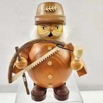 Muller Wooden Outdoorsman Lumberjack Smoker Incense Burner Germany 5.5" Figurine. Fixed Price $134.96.