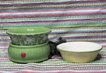 Pink Zebra Sunny Garden Ceramic Simmer Pot W/ Dishes 4008300 2013. Fixed Price $20.00.