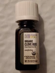 Aura Cacia Organic Clove Bud 0.25 Fl Oz (7.4 Ml). Fixed Price $13.99.