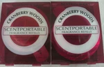 Bath And Body Works Scentportable Cranberry Woods 2 Pks/ 4 Refills. Fixed Price $39.99.