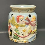 Yankee Candle Snowman Family Tarts Wax Melt Warmer Burner Christmas Scene. Fixed Price $14.99.