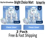 Glade Plugins Scented Oil Air Freshener, Clean Line 5 Refills EACH-2 Pack. Fixed Price $19.99.