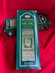 Hem Precious Musk Incense Sticks India Whole Box Which Is Six Packs Of 20. Fixed Price $10.00.