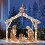 Brylanehome Crystal Splendor Outdoor Scenes - Nativity. Fixed Price $129.99.