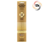12X Packs Gonesh Extra Rich Incense Sticks Honeysuckle Scent 20 Each. Fixed Price $40.22.