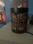 Ashton Pink Himalayan Salt Wax Warmer From Scentsationals. Fixed Price $30.00.
