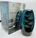 Ceramic Incense Burner Backflow Magic Smoke Flows Down With Holder & Free Cones. Fixed Price $16.99.
